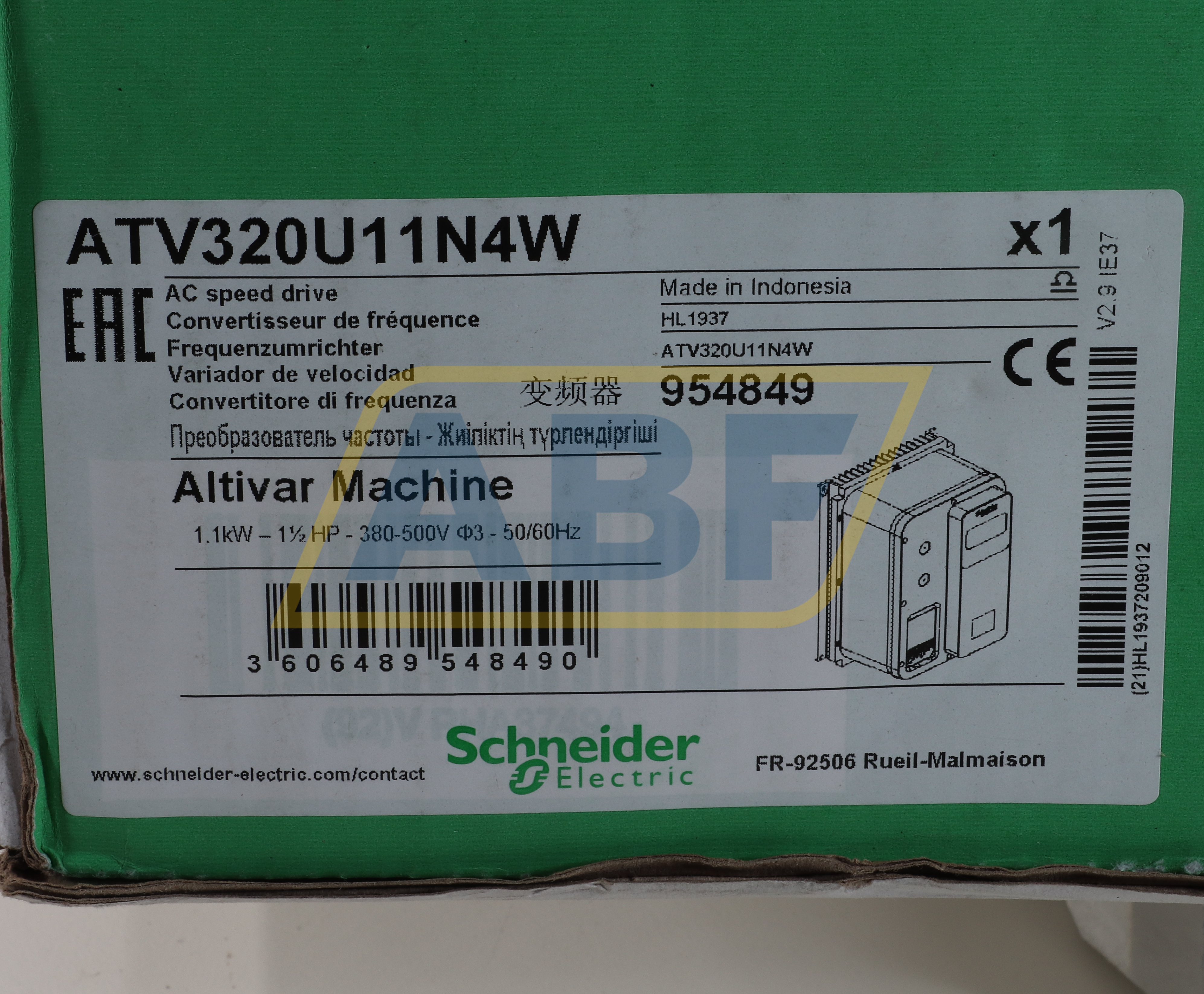 ATV320U11N4W Schneider Electric