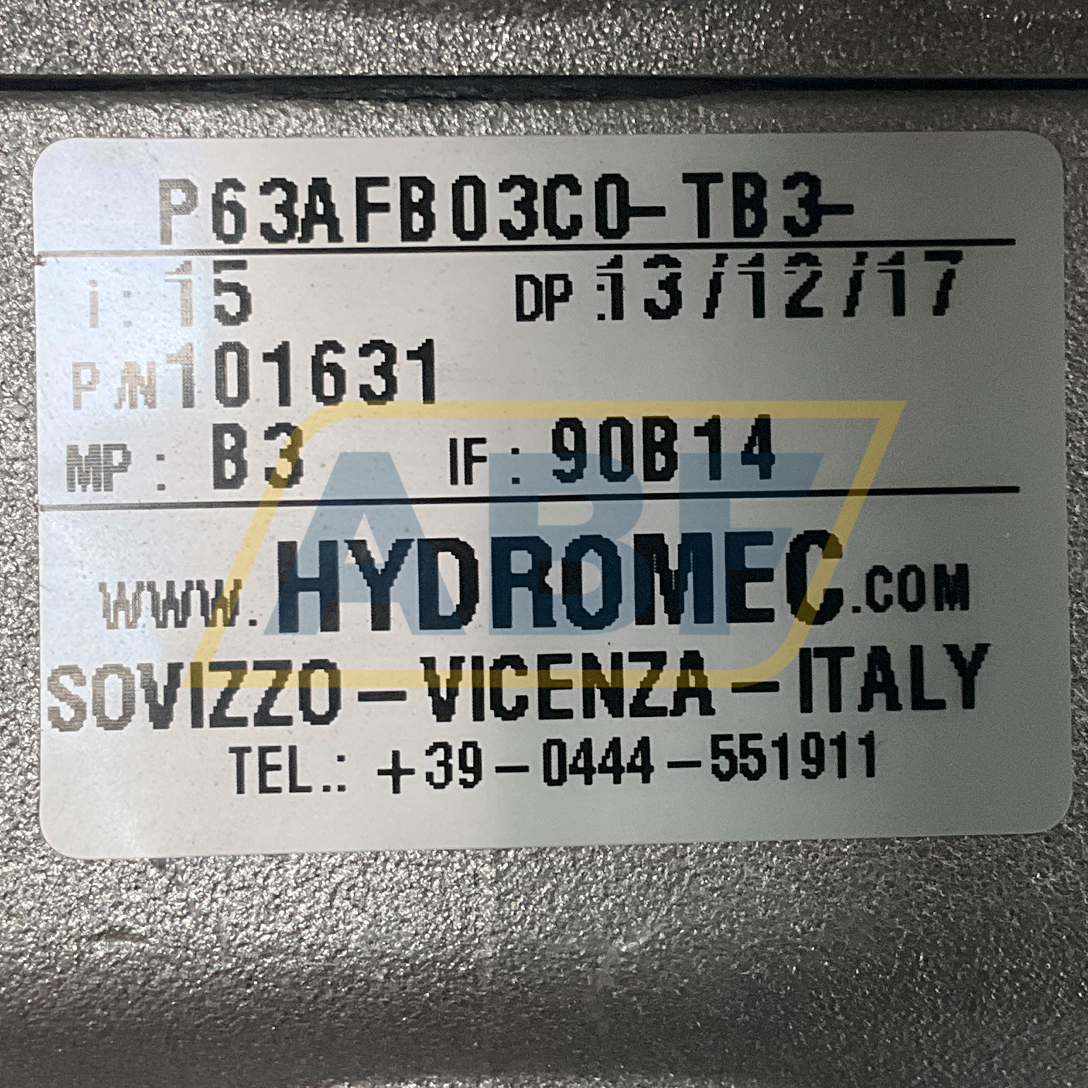 P63AFB03C0-TB3 Hydro-Mec