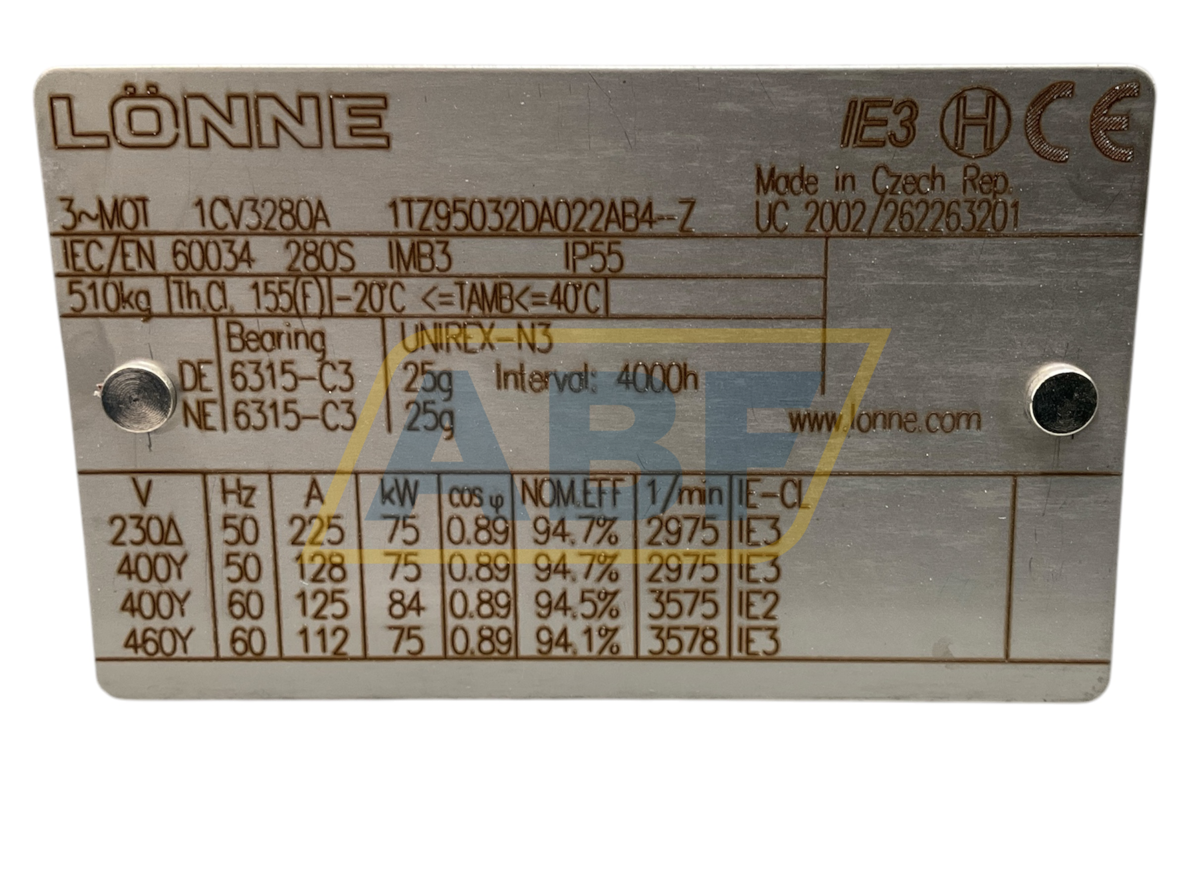 1TZ9503-2DA02-2AB4-Z Lönne