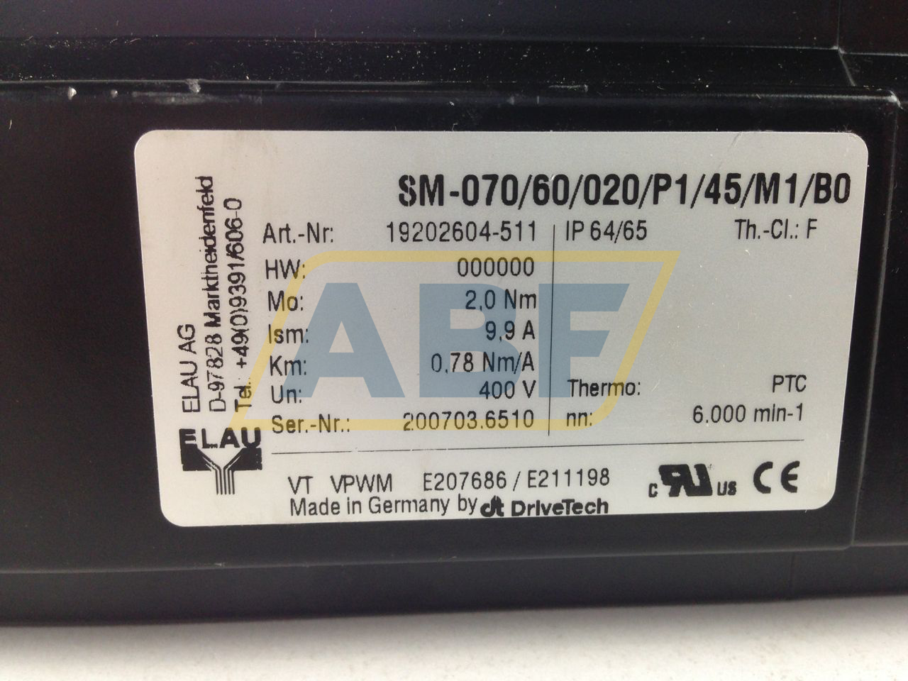 SM-070/60/020/P1/45/M Elau