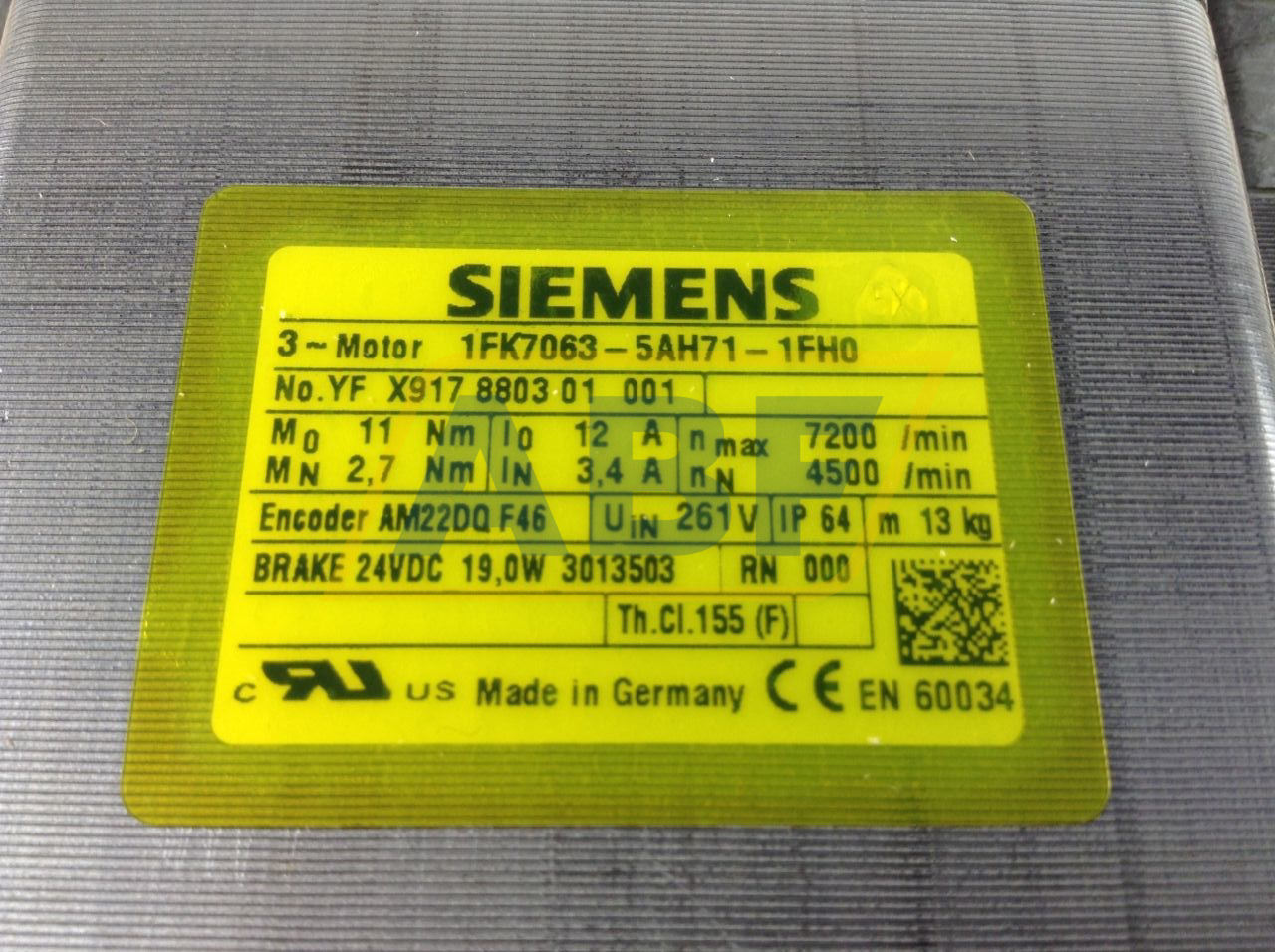 1FK7063-5AH71-1FH0 Siemens