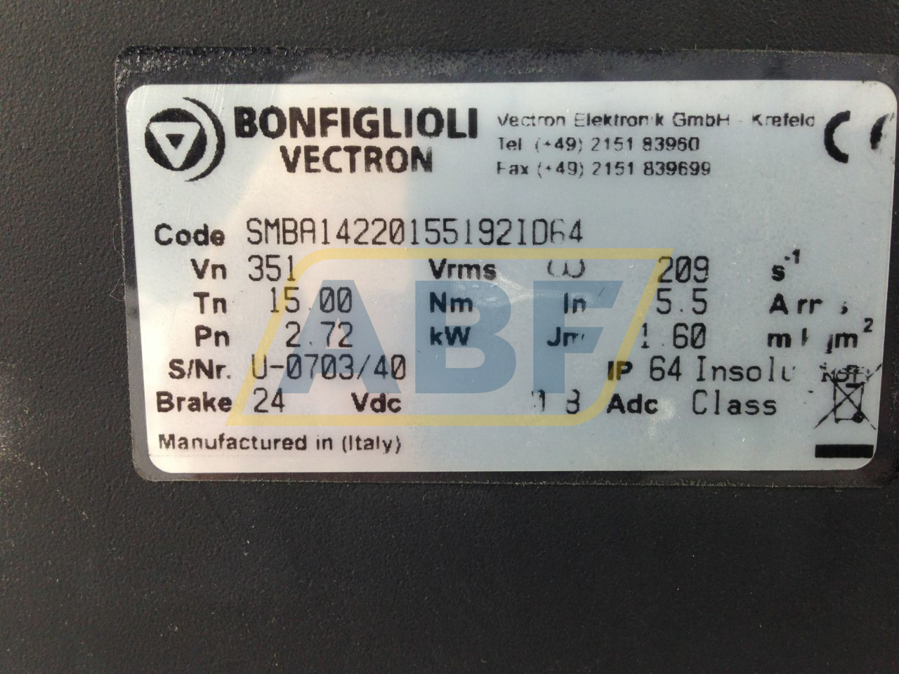 SMBA14220155192ID64 Bonfiglioli