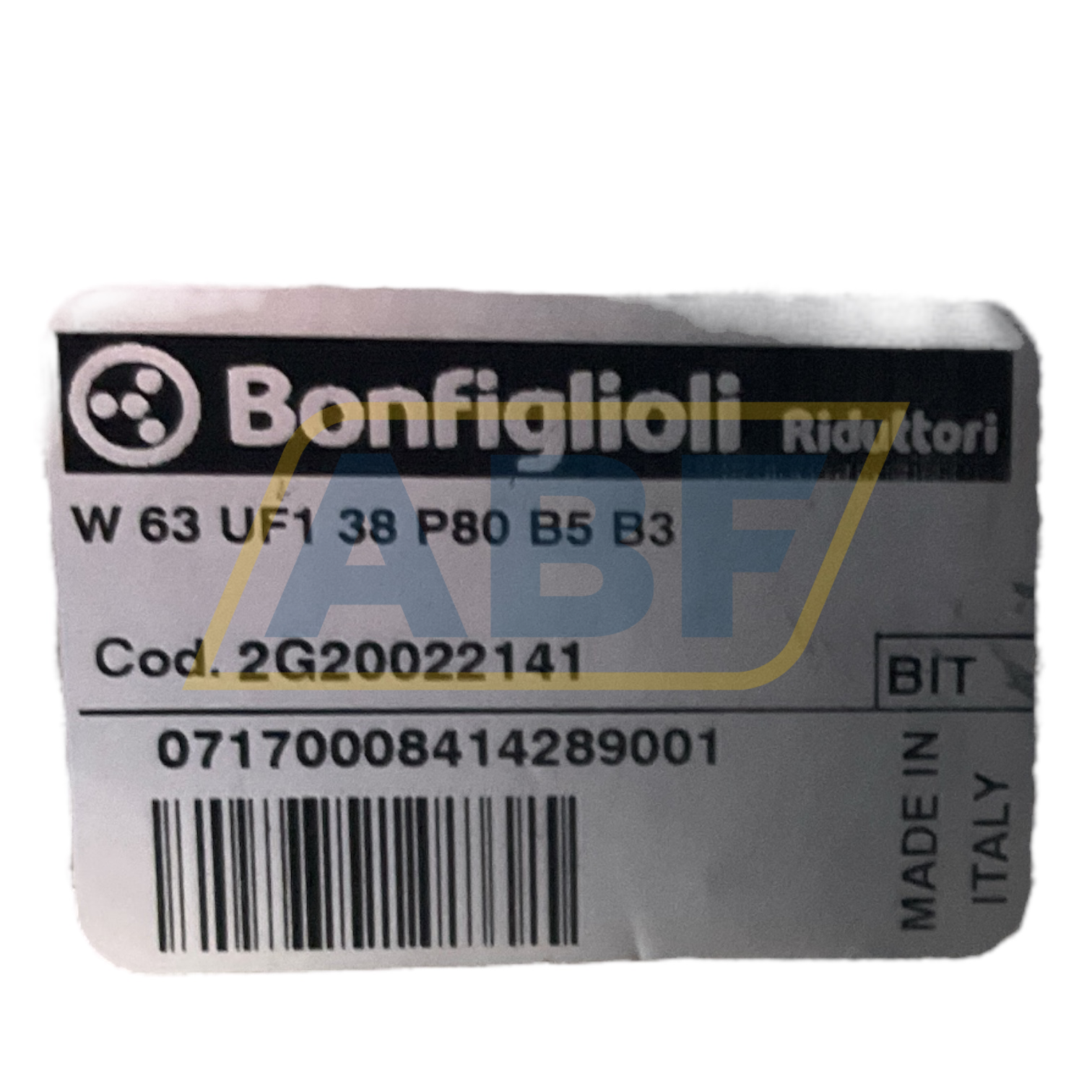 W63UF138P80B5B3 Bonfiglioli