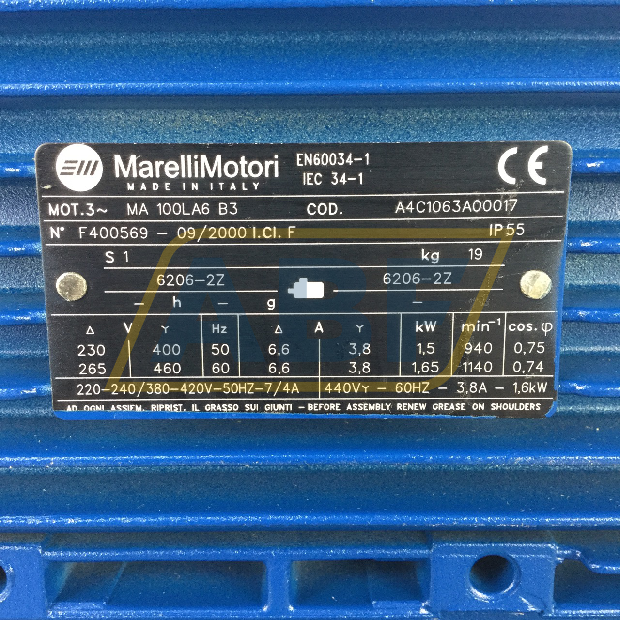 A4C1063A00017 Marelli Motori