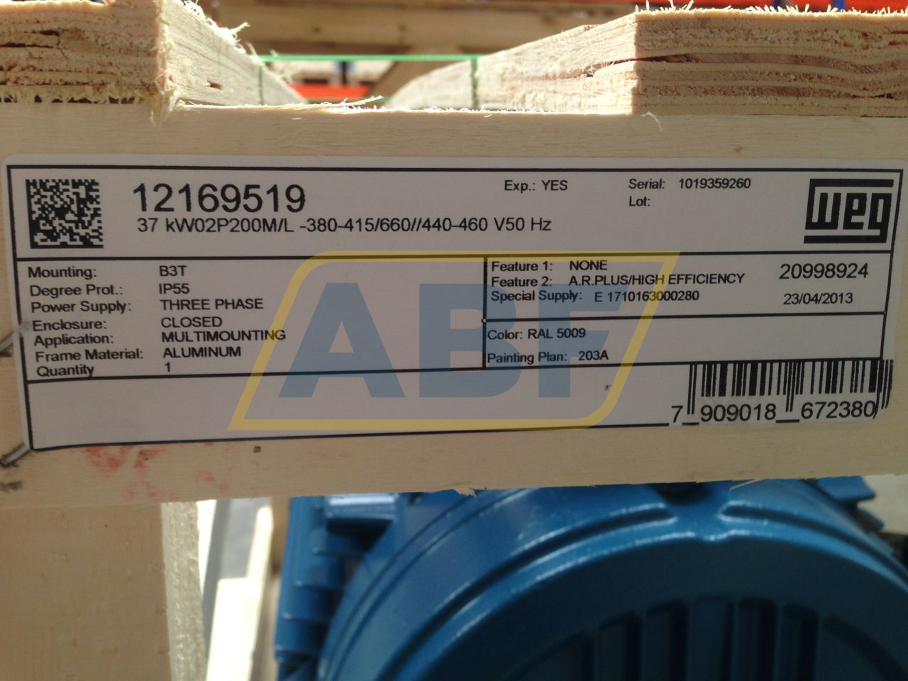 37K32AL2200M/L2B3 WEG