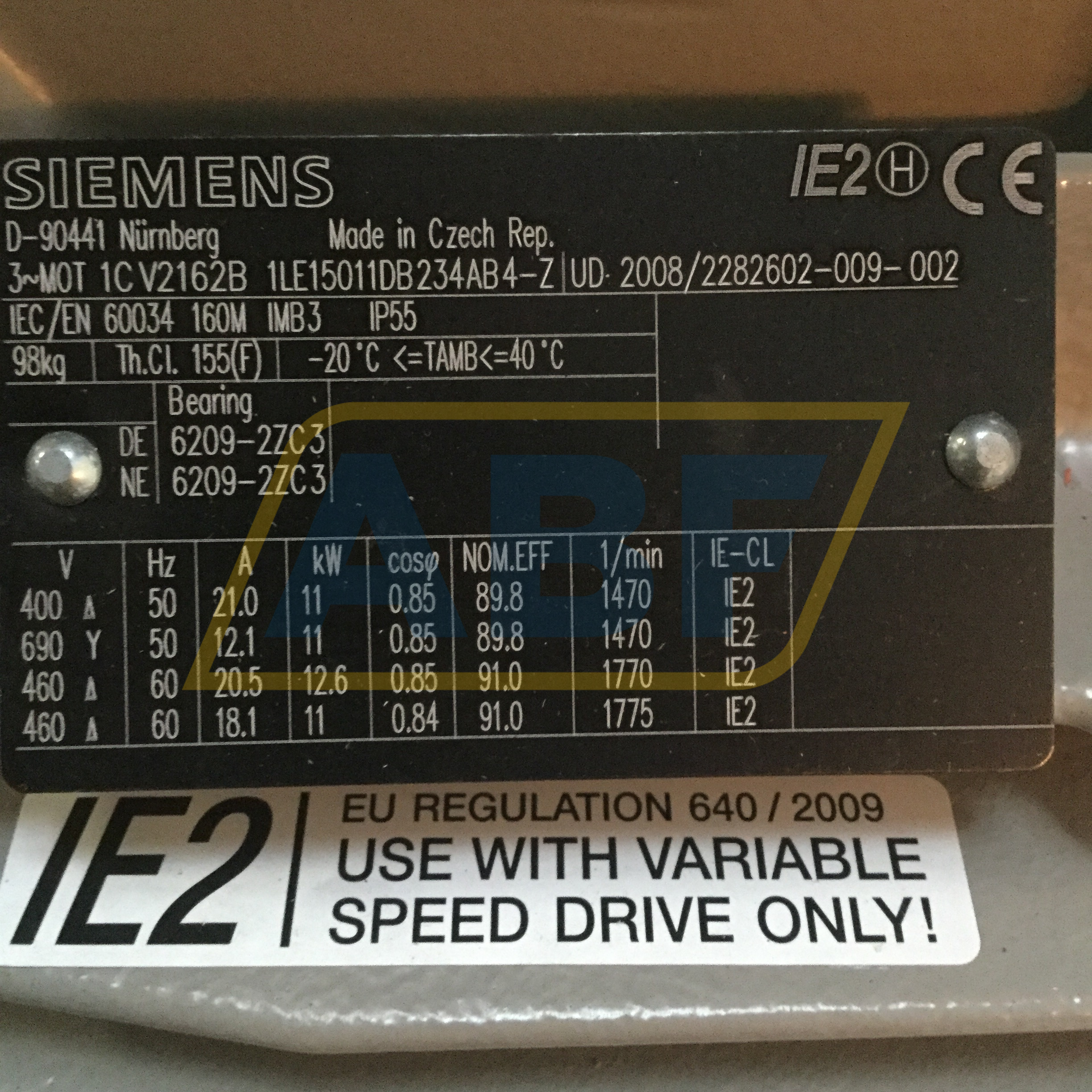 1LE1501-1DB23-4AB4-Z Q01 Siemens