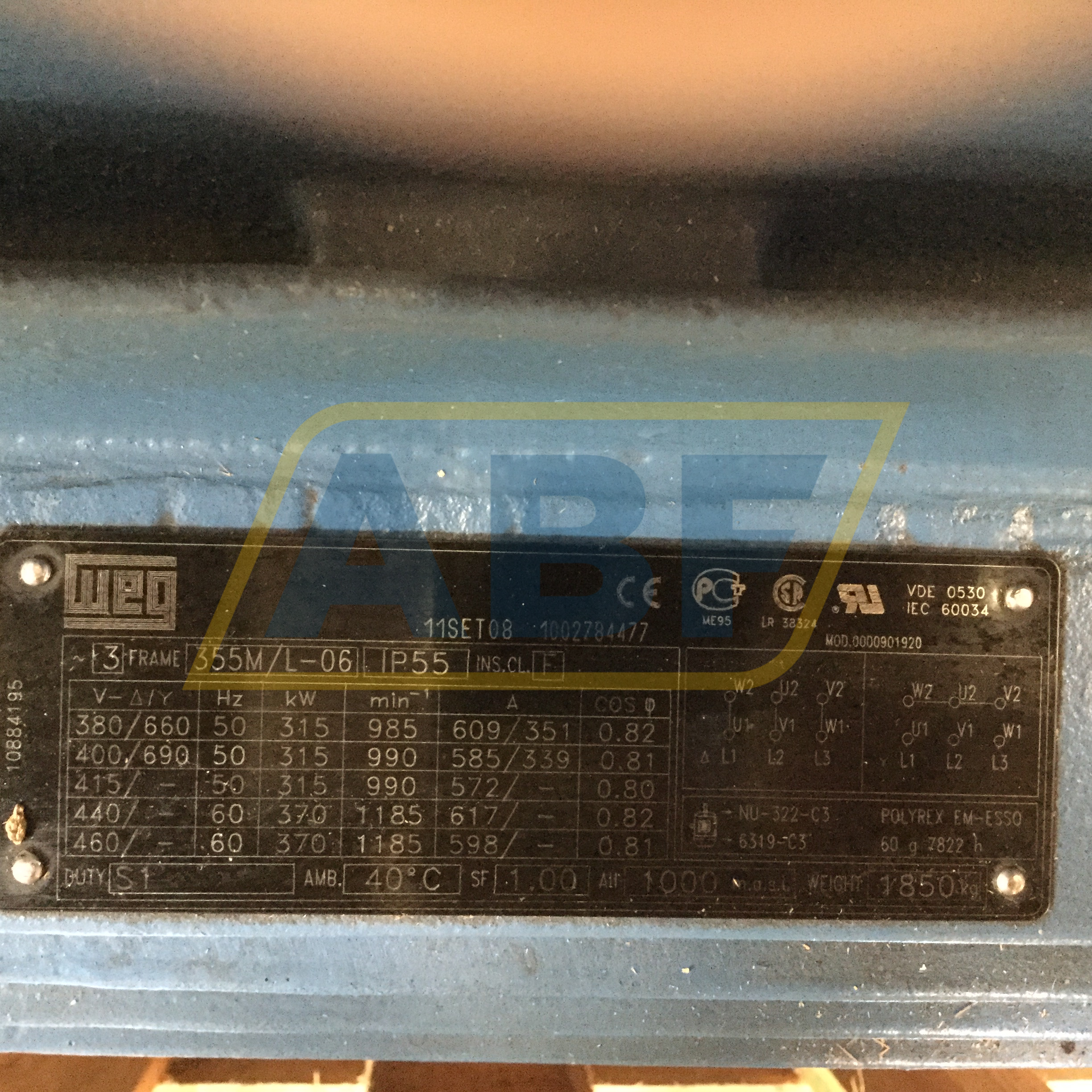 250K32CI0355M/L6B3 WEG