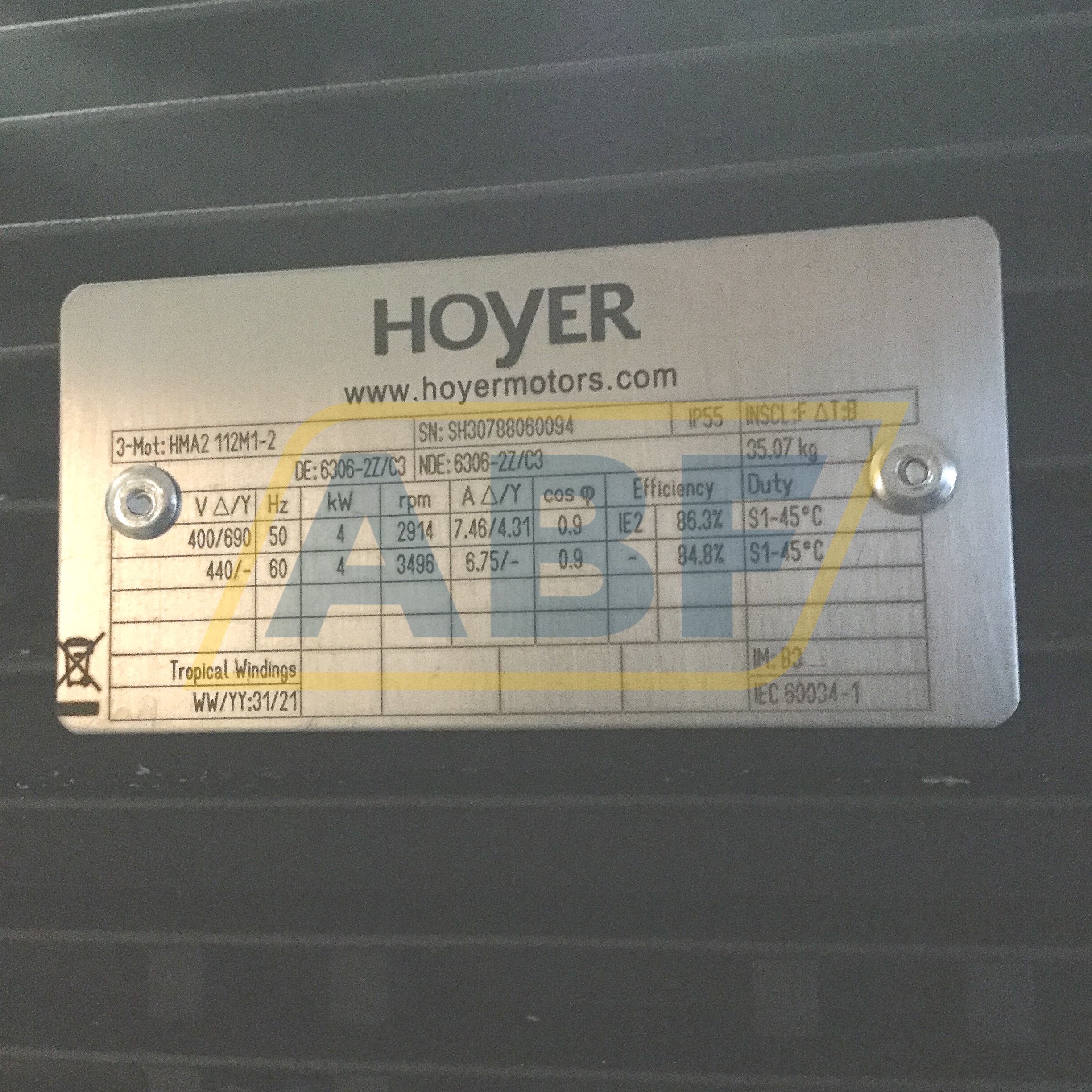 HMA2-112M1-2-B3 Hoyer