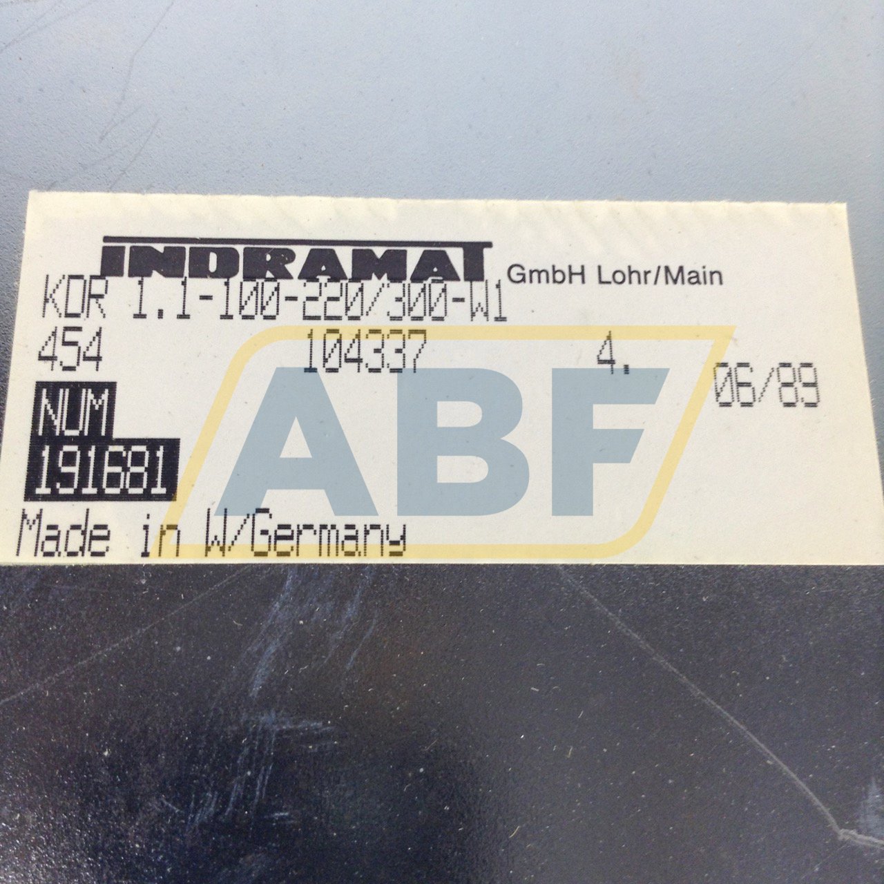 KDR1.1-100-220/300-W1 Indramat