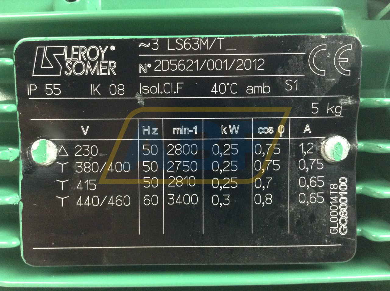 LS63M/T2P0,25B3 Leroy Somer