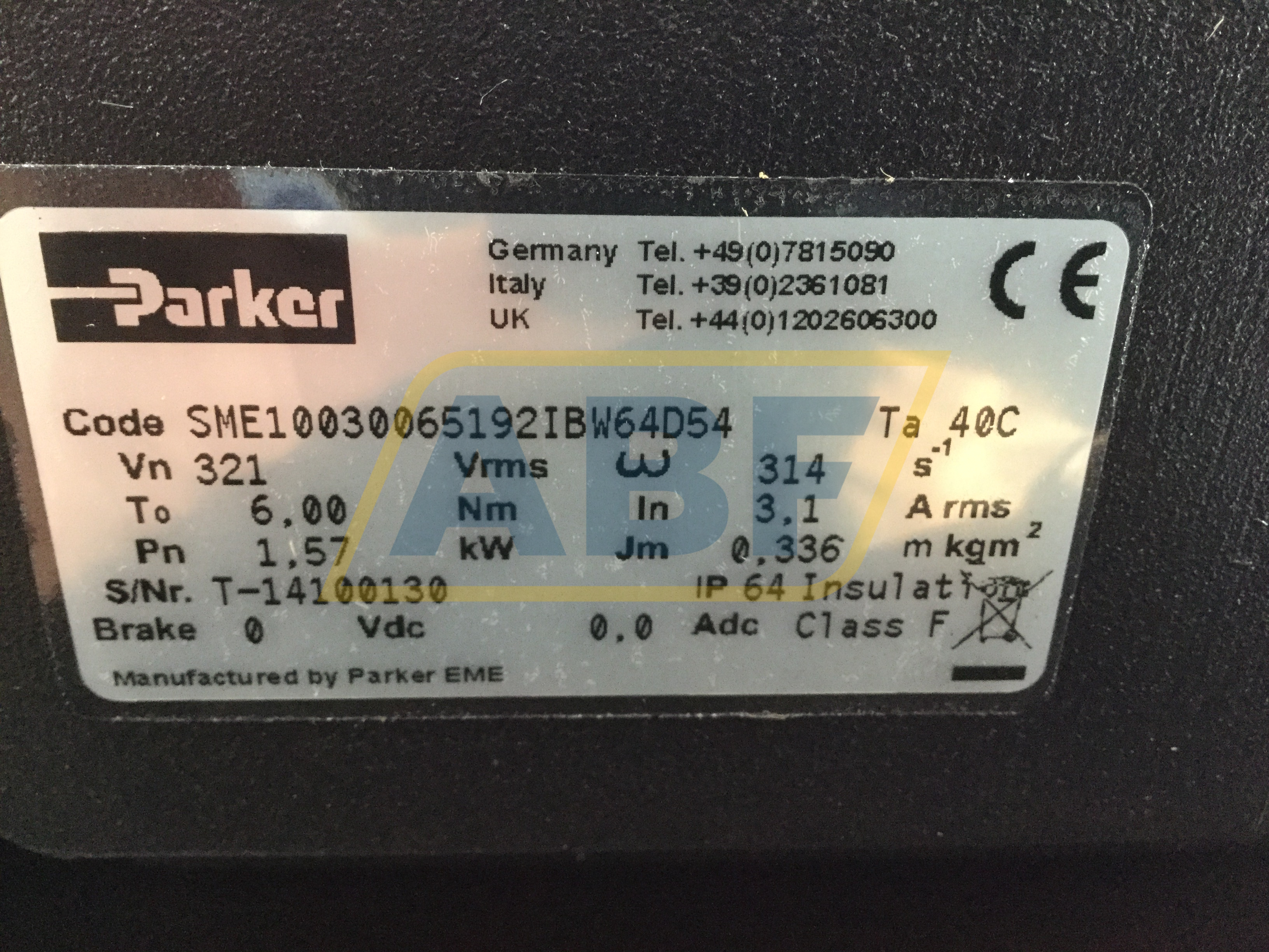 SME10030065192IBW64D5 Parker