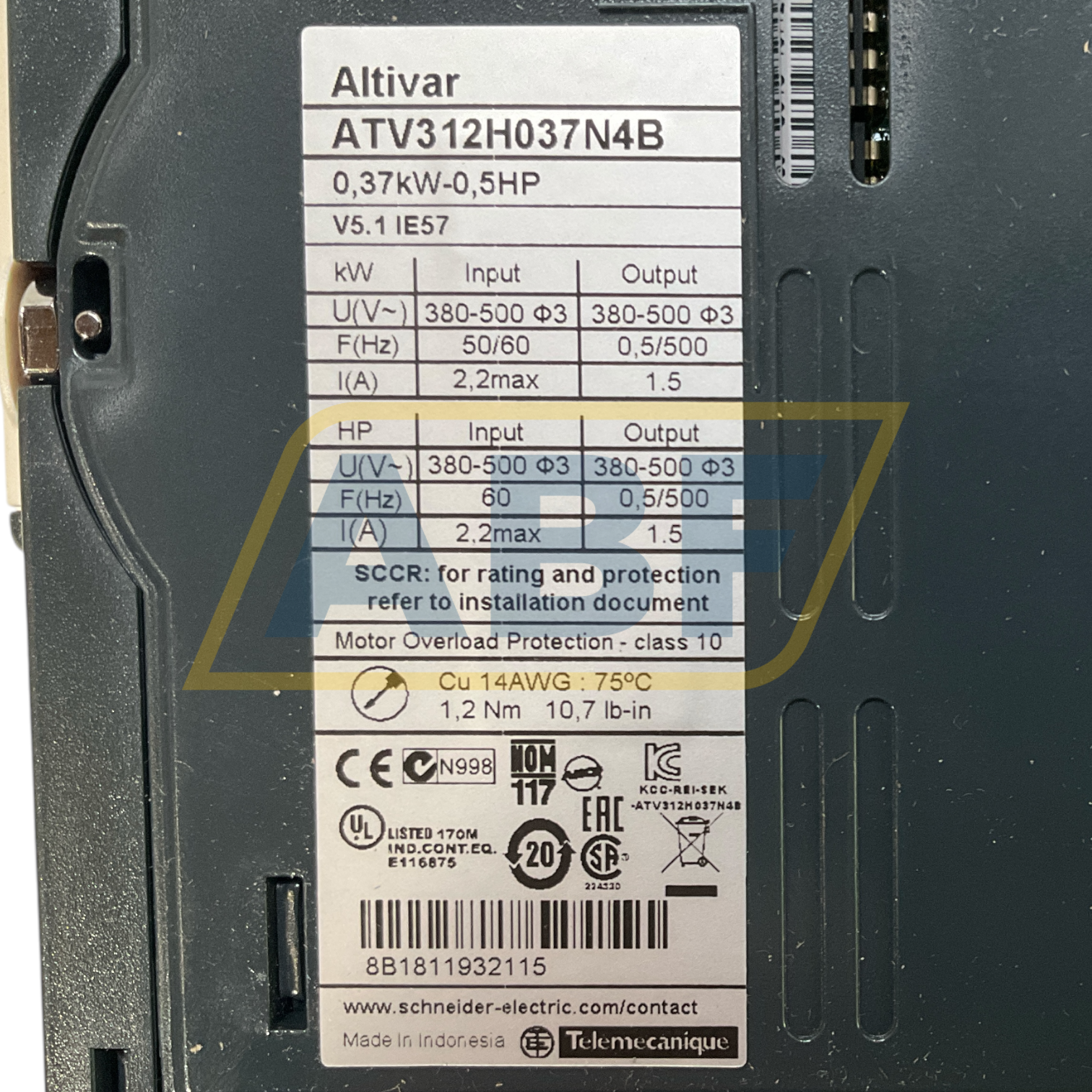ATV312H037N4B Schneider Electric