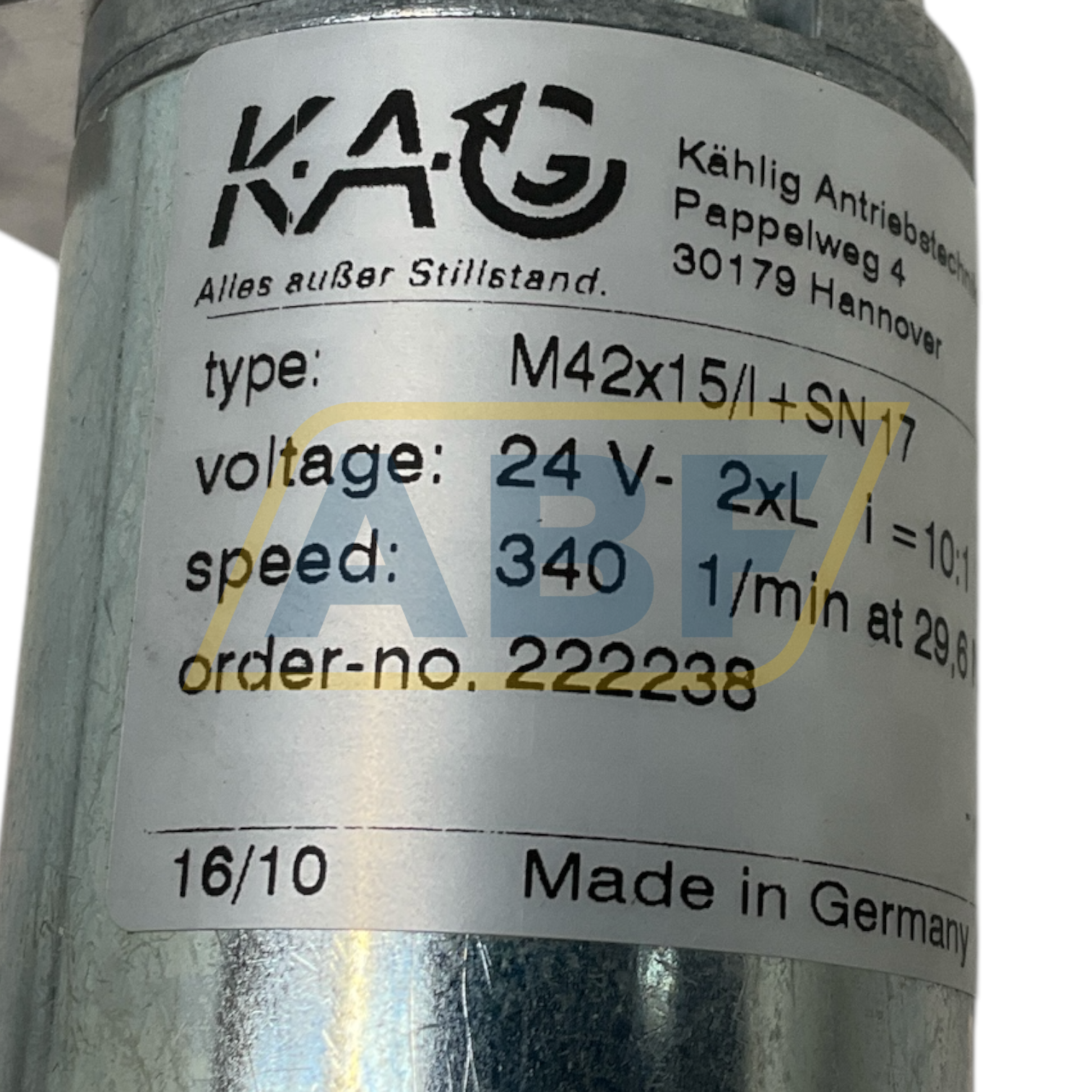 M42X15I24VSN17I10 Kahlig Antriebstechnik