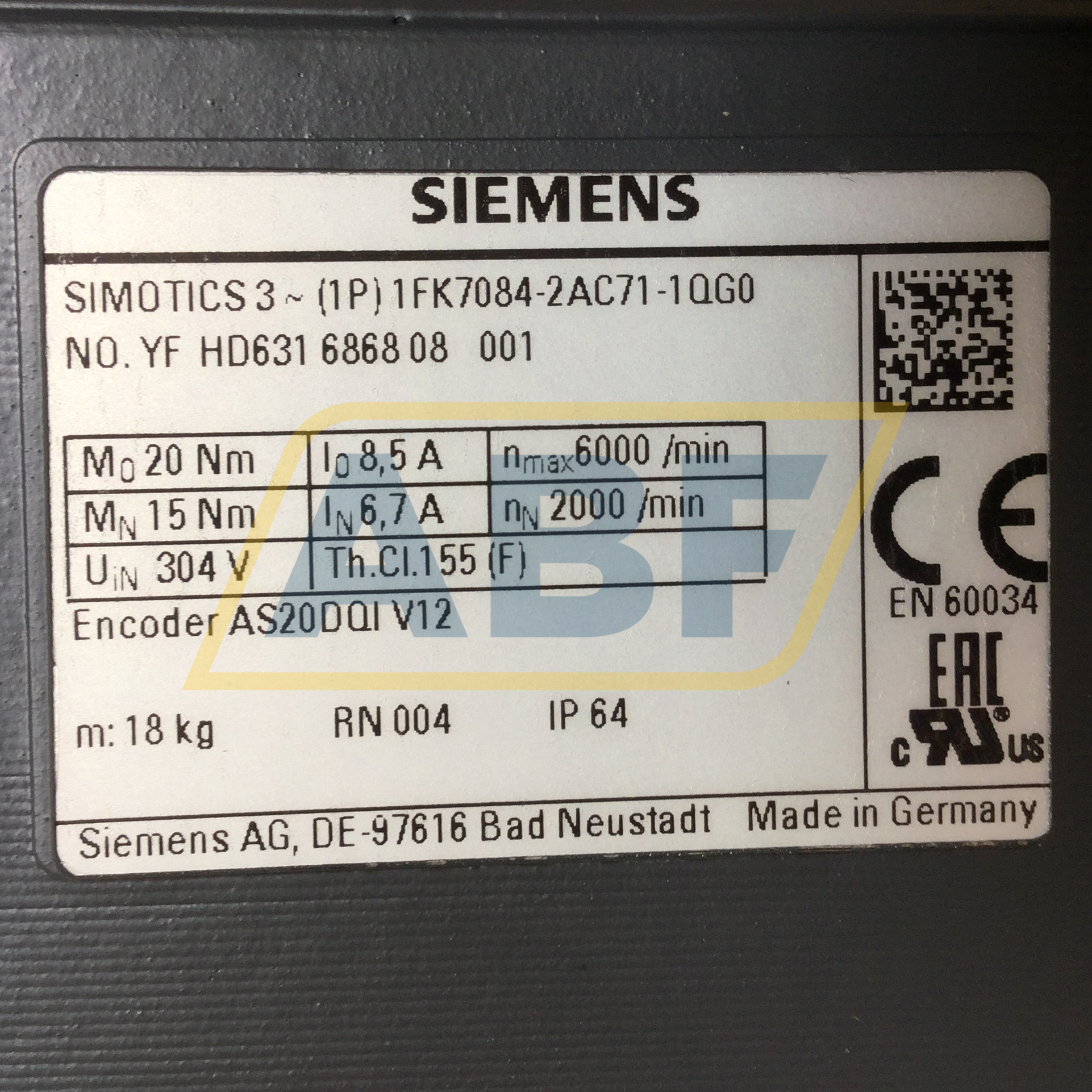 1FK7084-2AC71-1QG0 Siemens