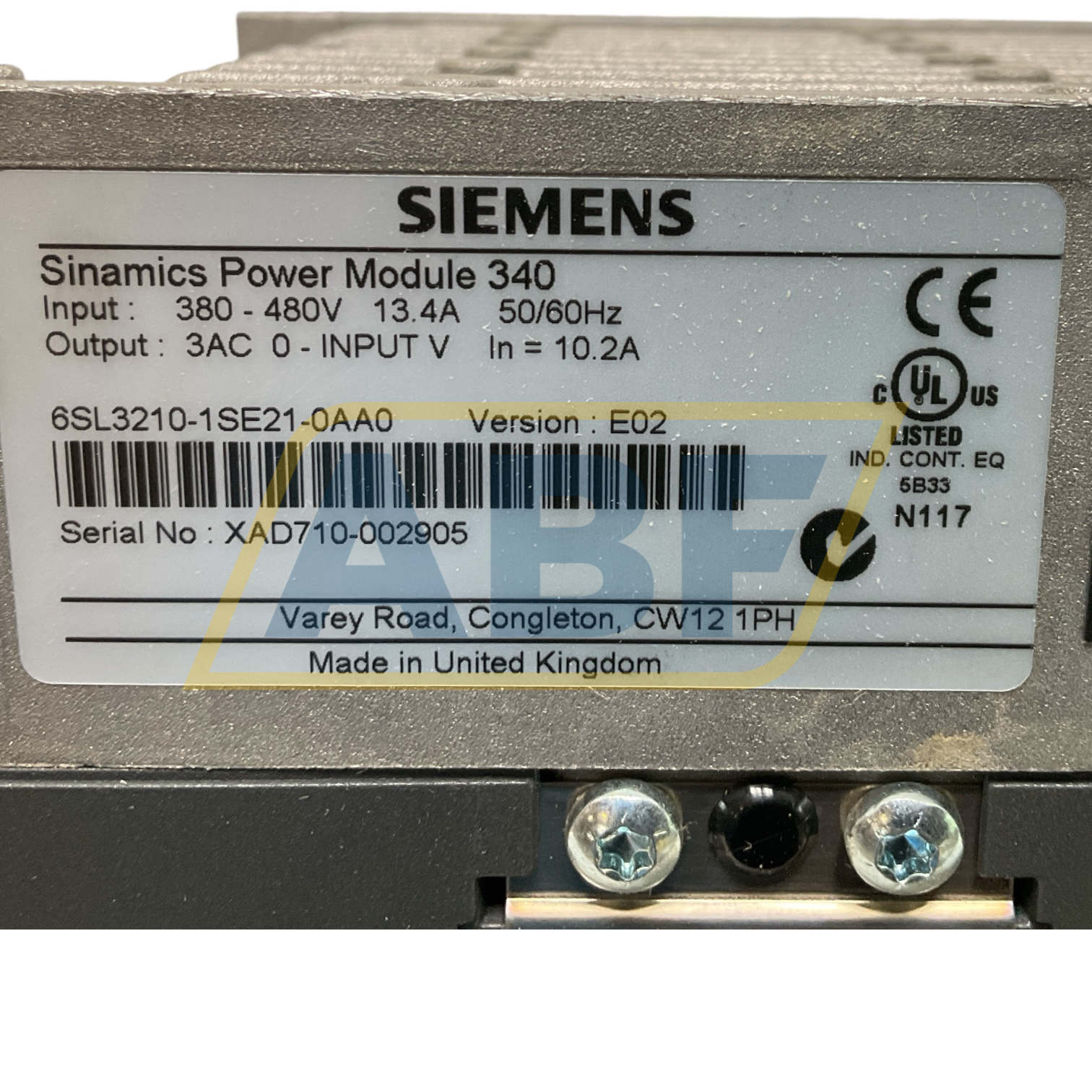 6SL3210-1SE21-0AA0 Siemens