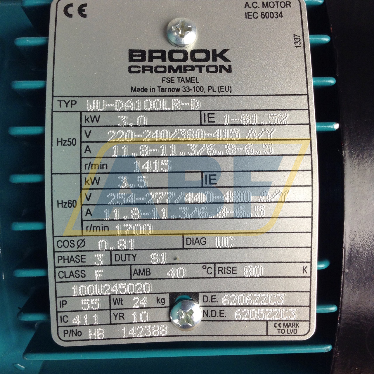 WU-DA100LR-D-B5 Brook Crompton