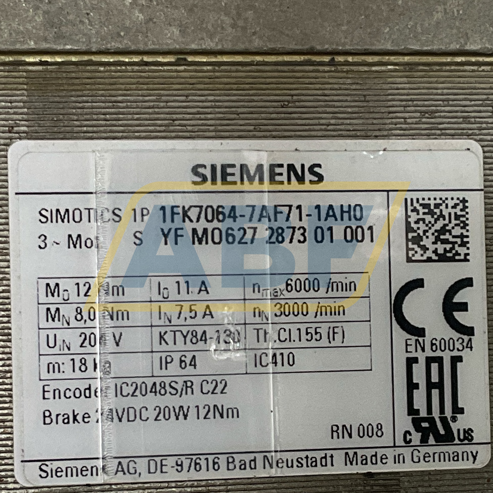 1FK7064-7AF71-1AH0 Siemens