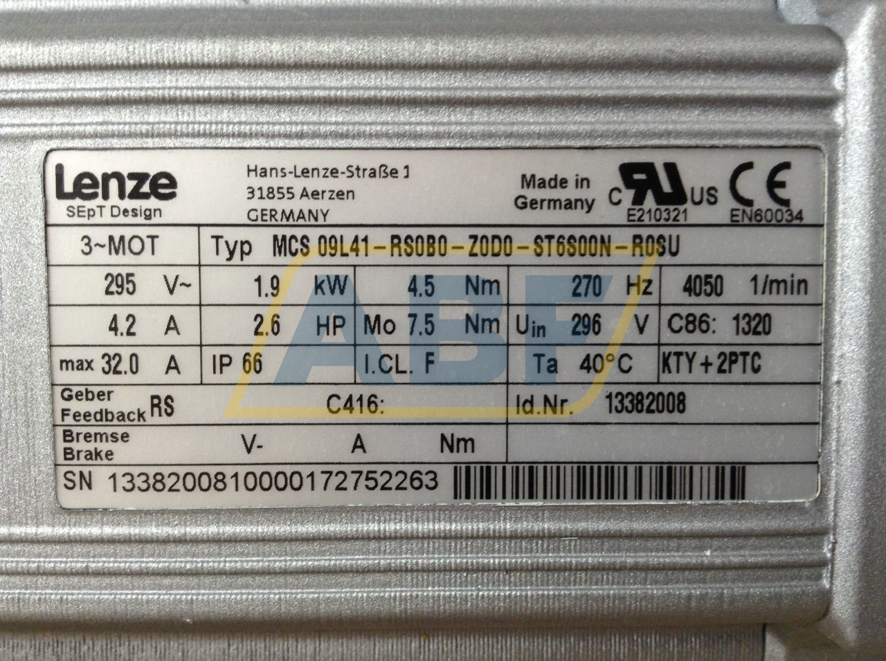 GKS07-3SHAR09LC41 Lenze