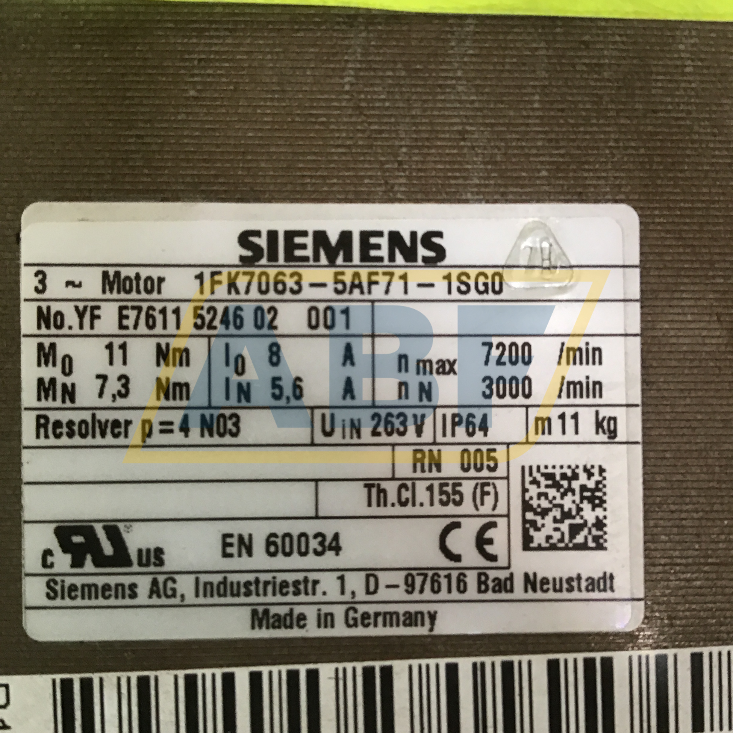 1FK7063-5AF71-1SG0 Siemens