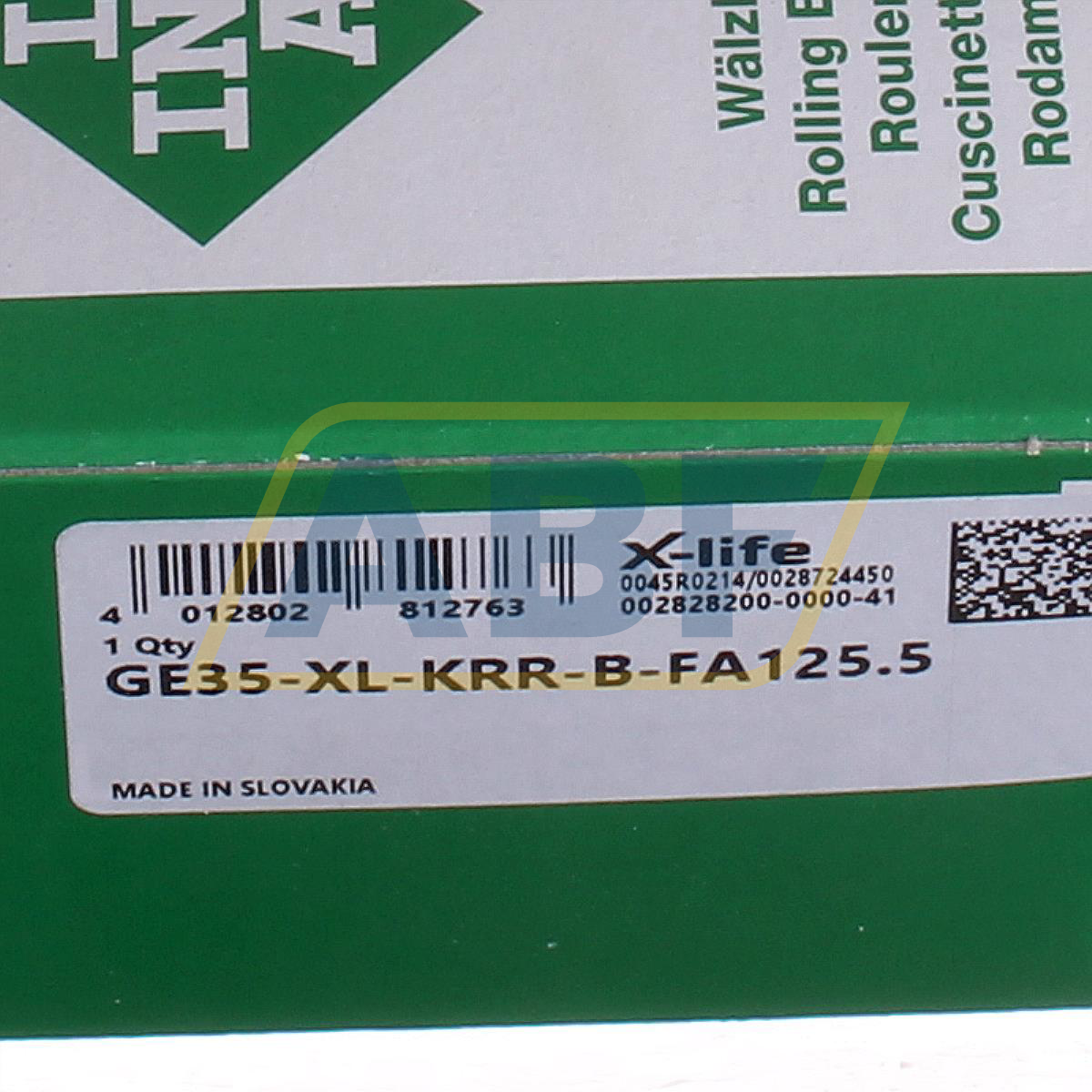 GE35-XL-KRR-B-FA125.5 INA