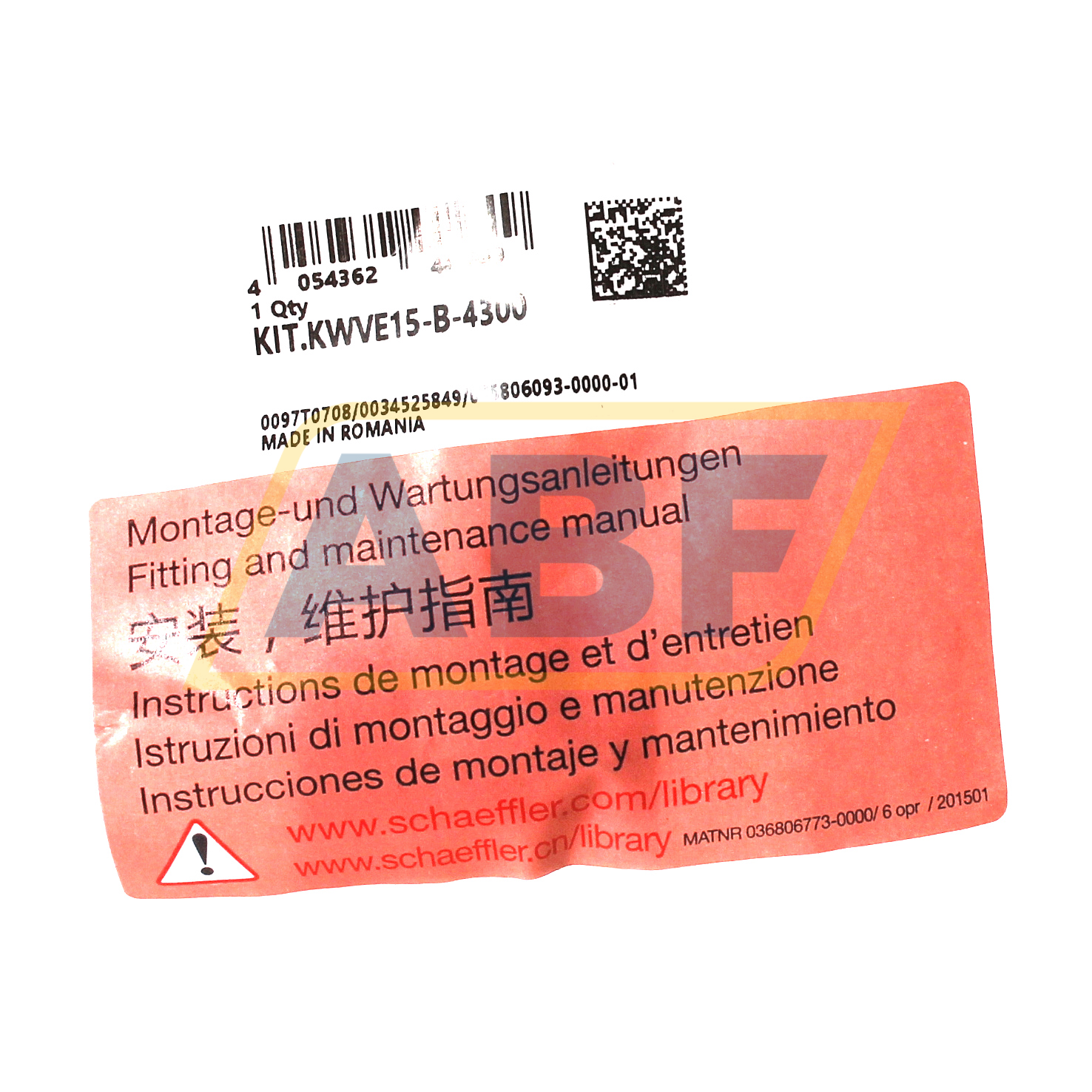 KIT.KWVE15-B-4300 INA