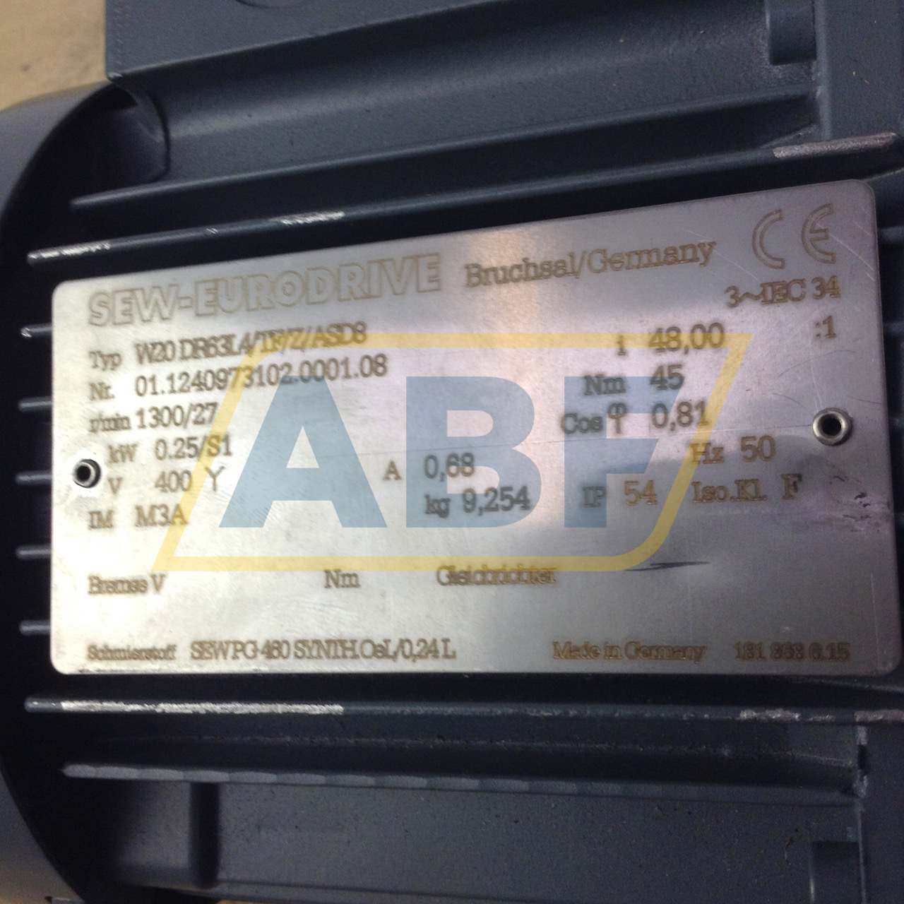 W20DR63L4/TF/Z/ASD8 SEW-EURODRIVE