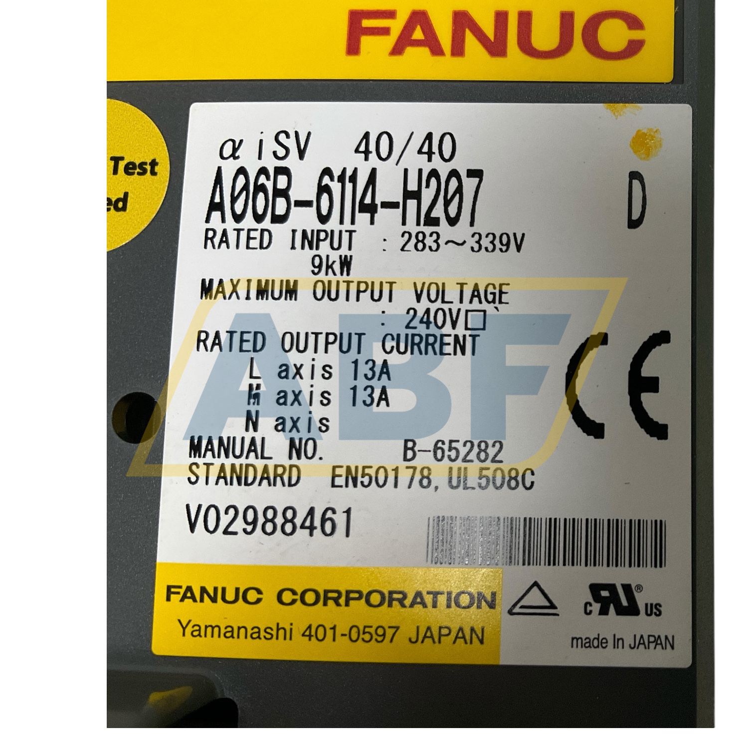 A06B-6114-H207 Fanuc