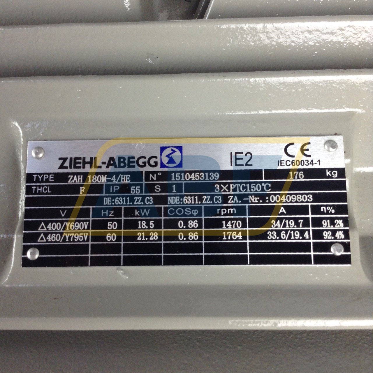 ZAH180M-4/HE-B3 Ziehl-Abegg • ABF Store