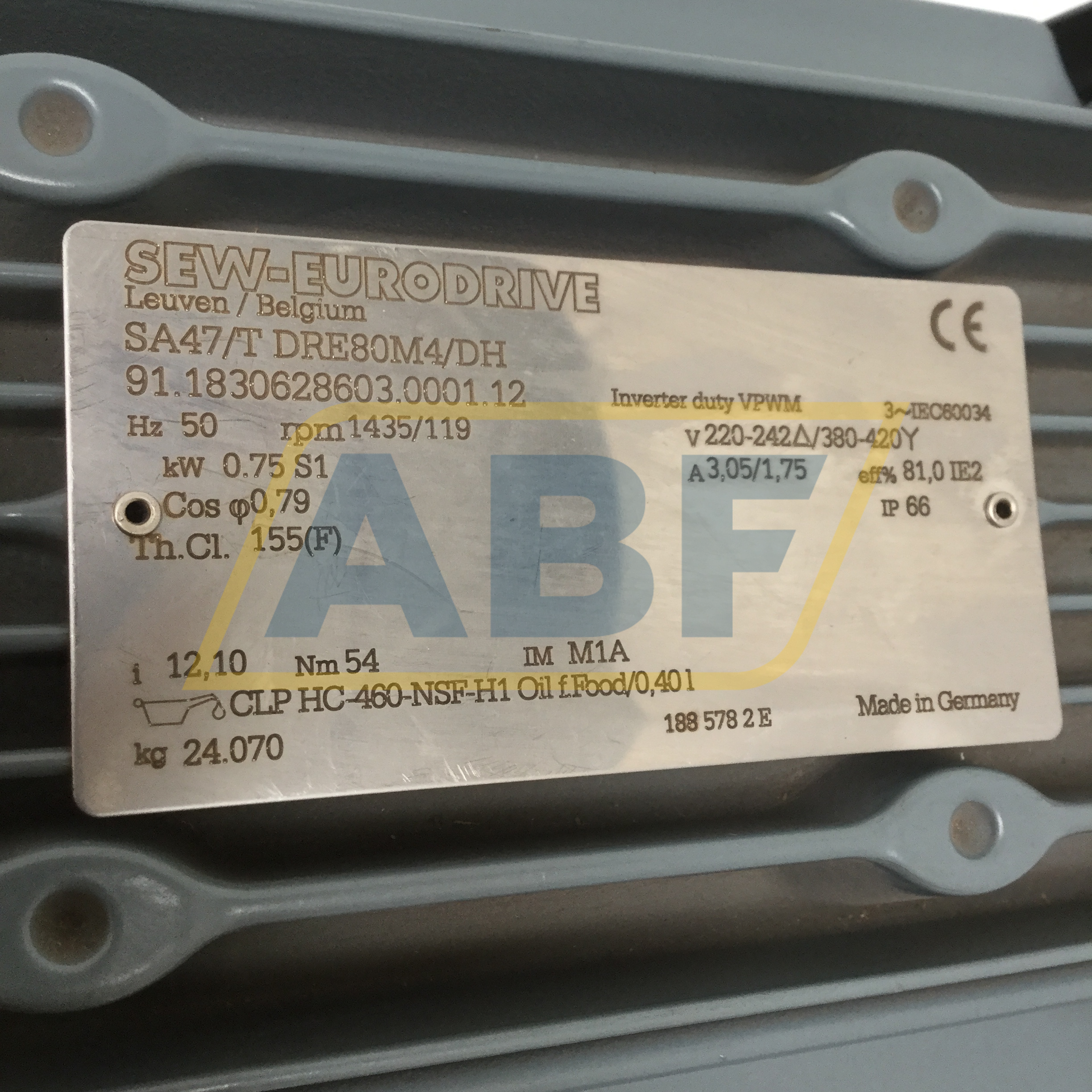 SA47/TDRE80M4/DH SEW-EURODRIVE