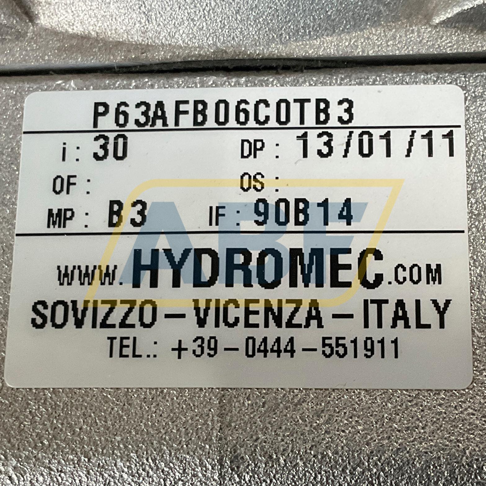 P63AFB06C0-TB3 Hydro-Mec