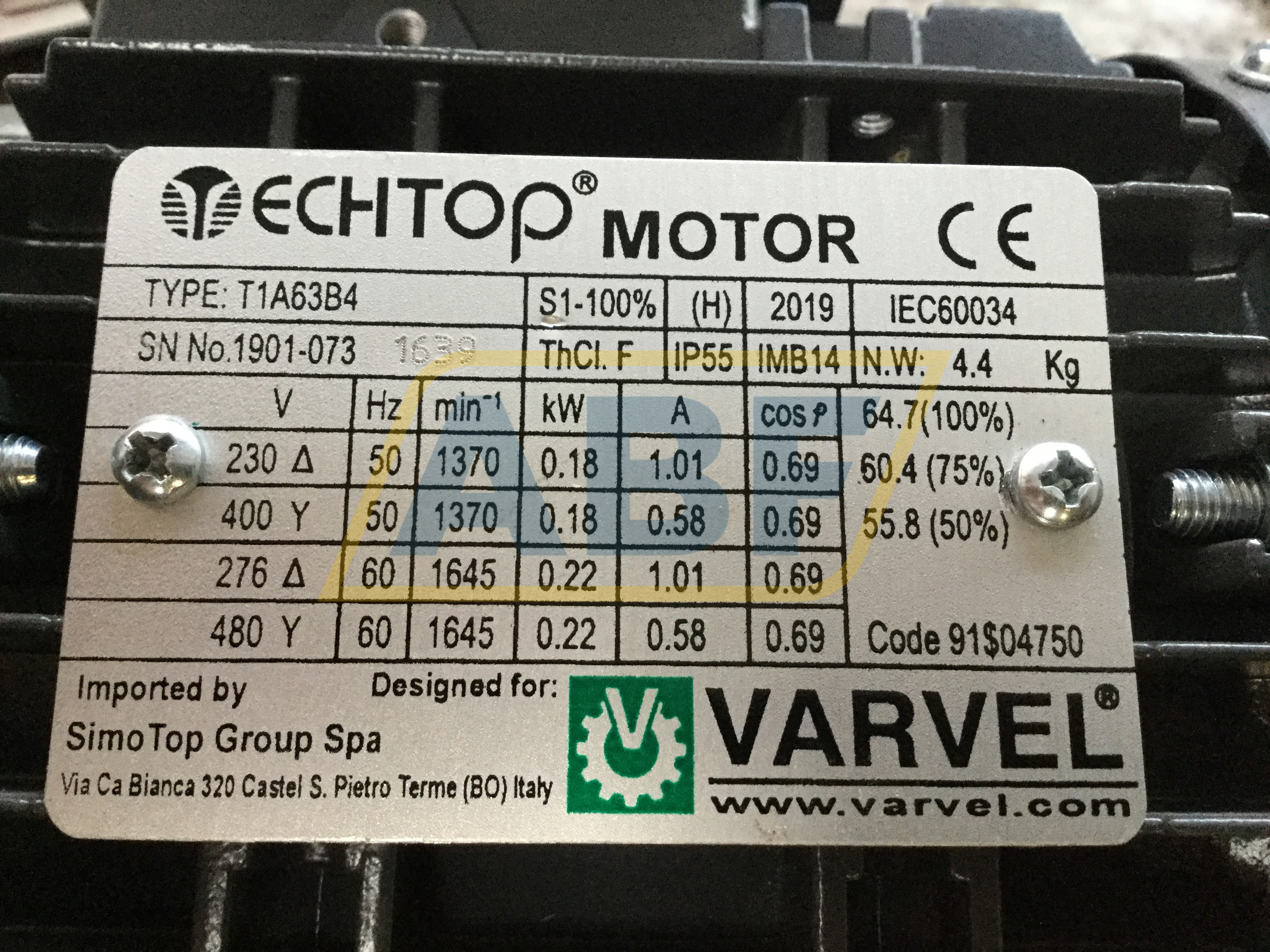 MRS-G40-T1A63B4-I100 Varvel