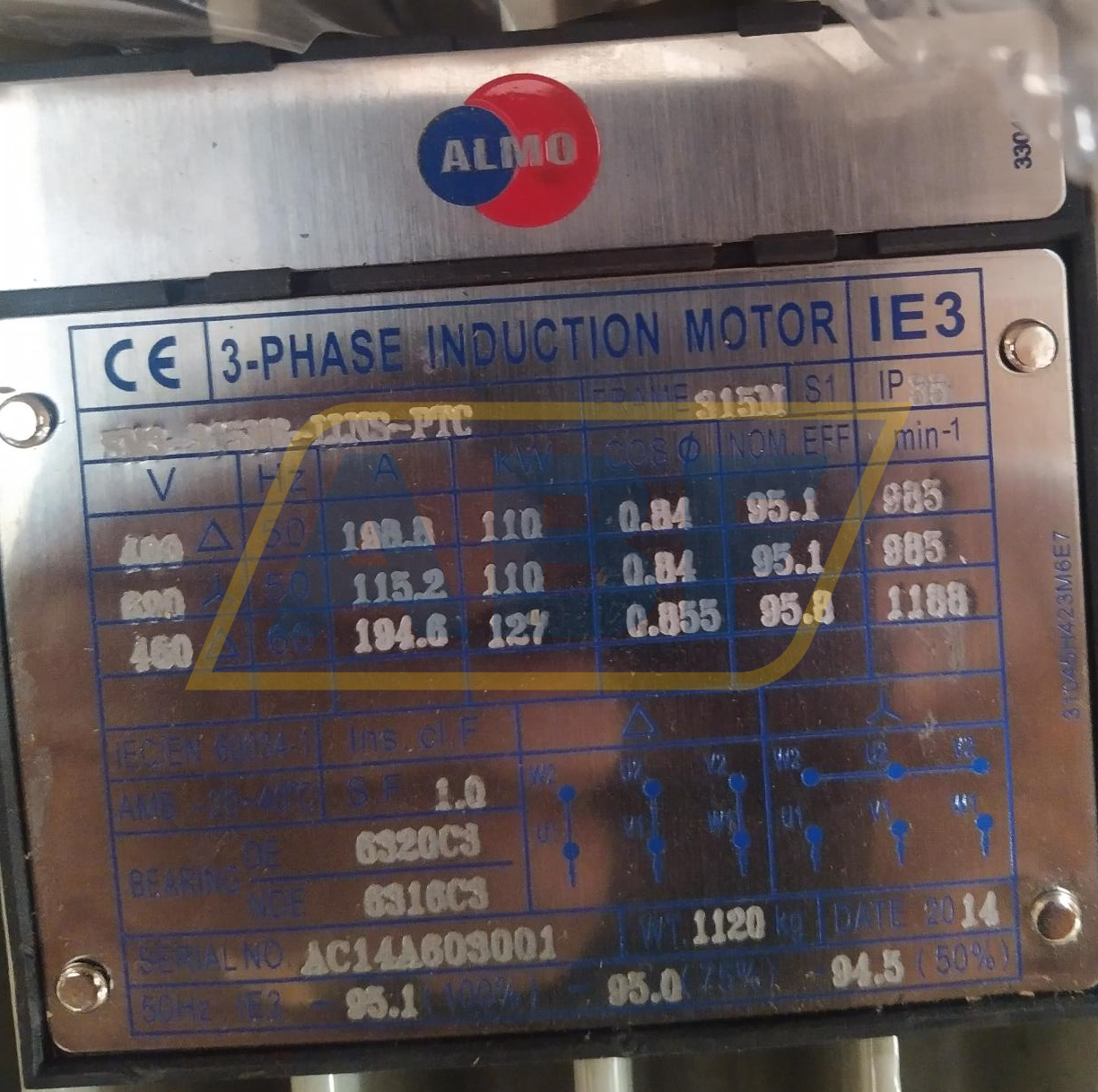 SM2-315M6-LLNS-PTCB3 Almo