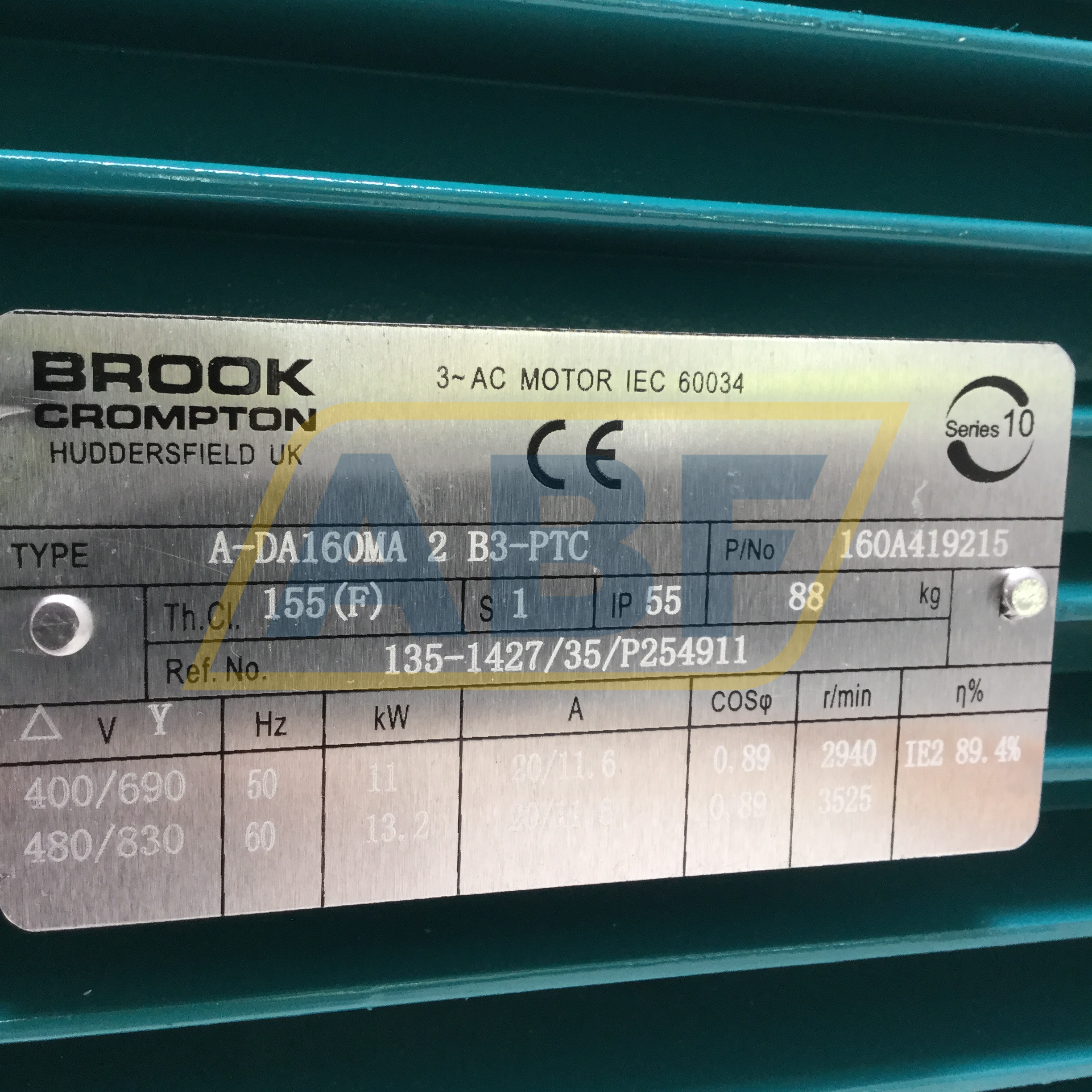 A-DA160MA2B3-PTC Brook Crompton