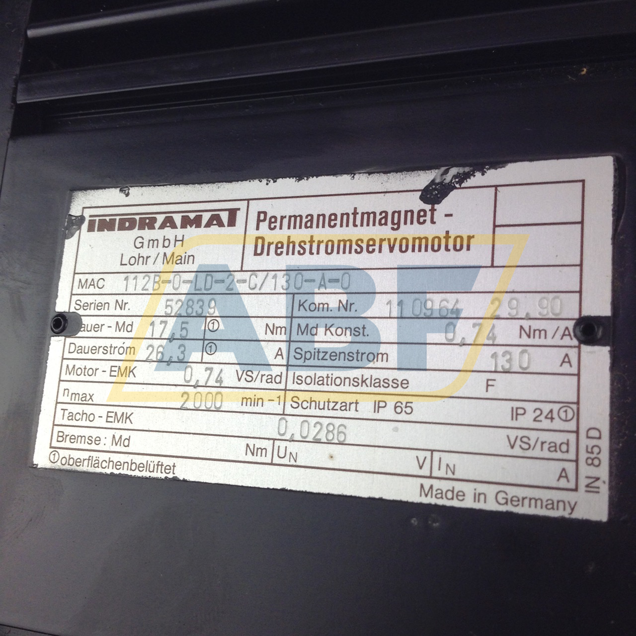 MAC112B-0-LD-2-C/130- Indramat