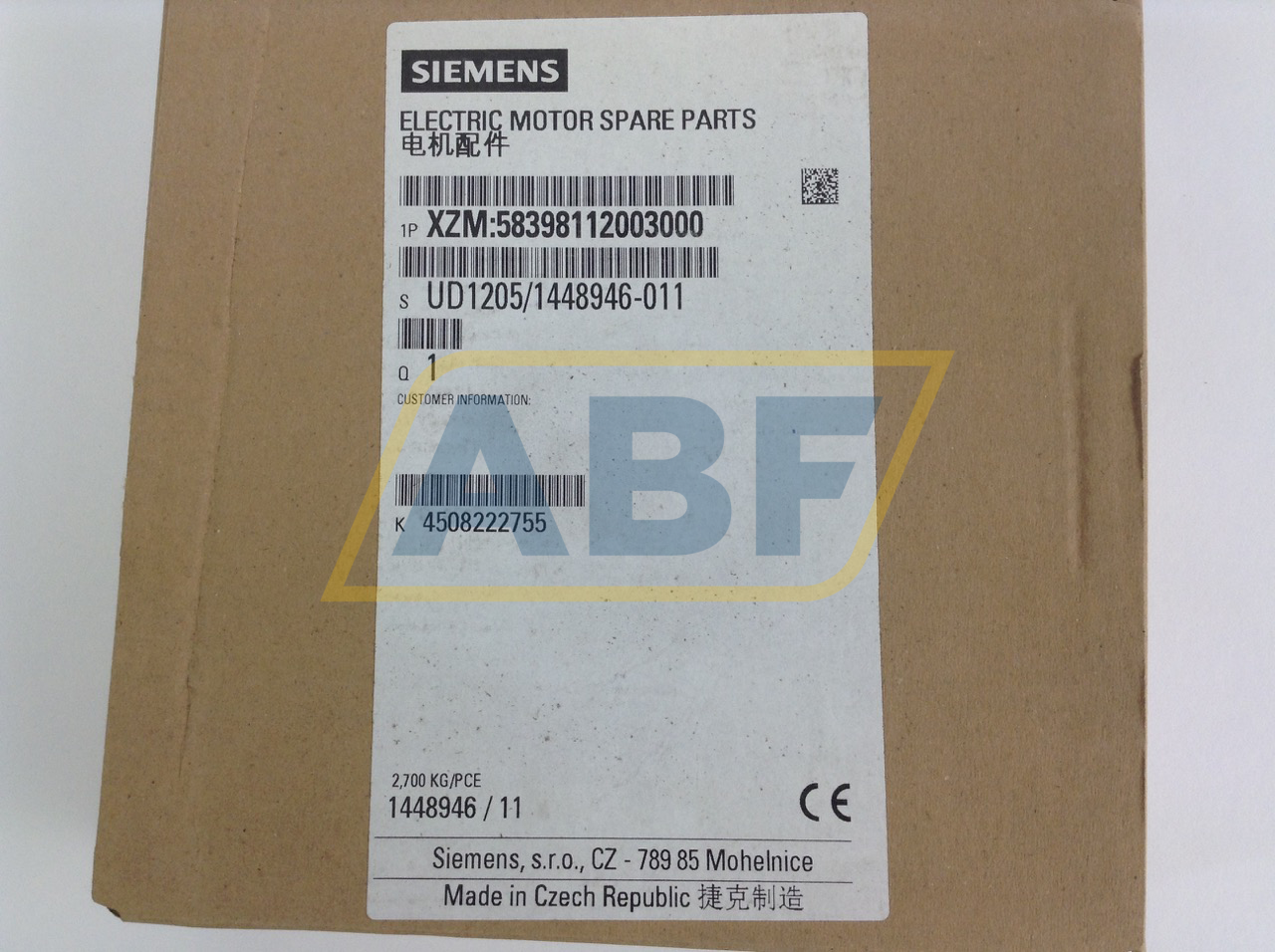 XZM:58398112003000 Siemens