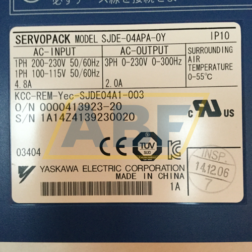 SJDE-04APA-OY Yaskawa