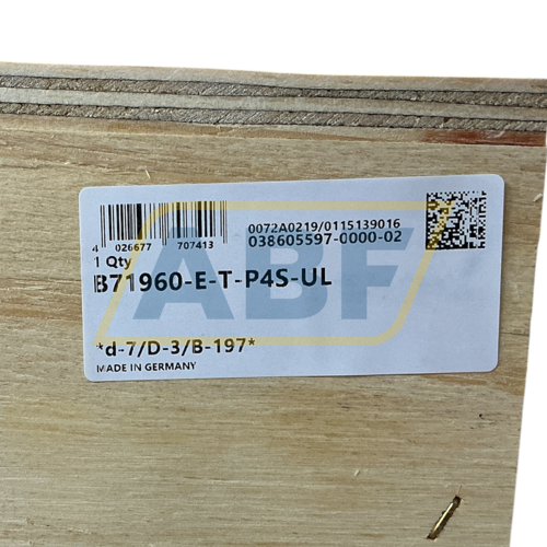 B71960-E-T-P4S-UL FAG