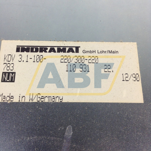 KDV3.1-100-220/300-22 Indramat