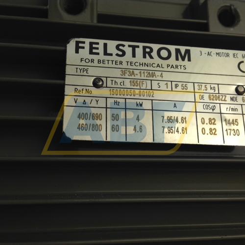3F3A-112MA-4B34 Felstrom