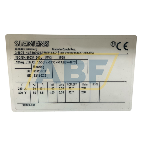 1LE1001-2AZ59-0HA4-Z Siemens