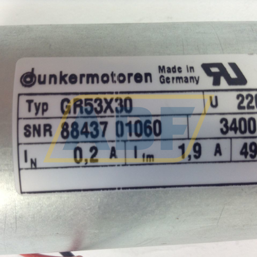 GR53X30/PLG52-288/220 Dunkermotoren
