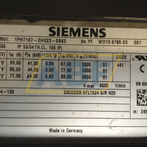 1PH7167-2HG23-0BK3 Siemens