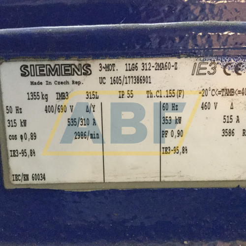 1LG6312-2MA60-Z A11+​D25+ Siemens
