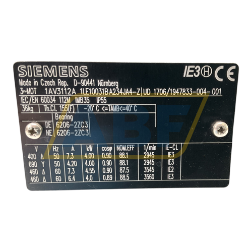 1LE1003-1BA23-4JA4-Z Siemens