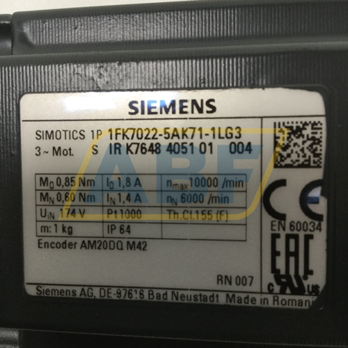 1FK7022-5AK71-1LG3 Siemens