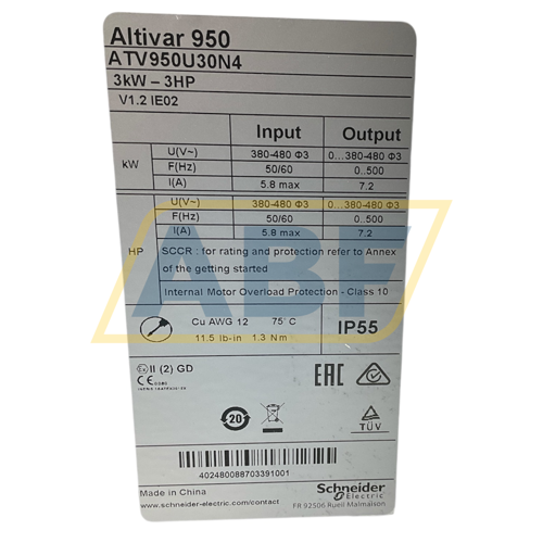 ATV950U30N4 Schneider Electric