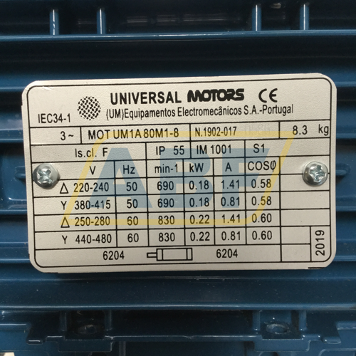 UM1A80M1-8B5 Universal Motors