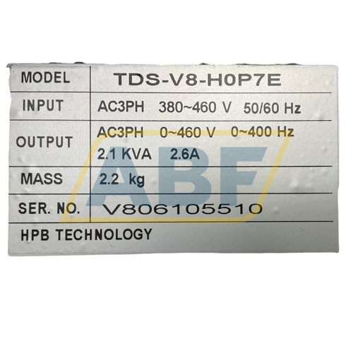 TDS-V8-H0P7E Tek-Drive