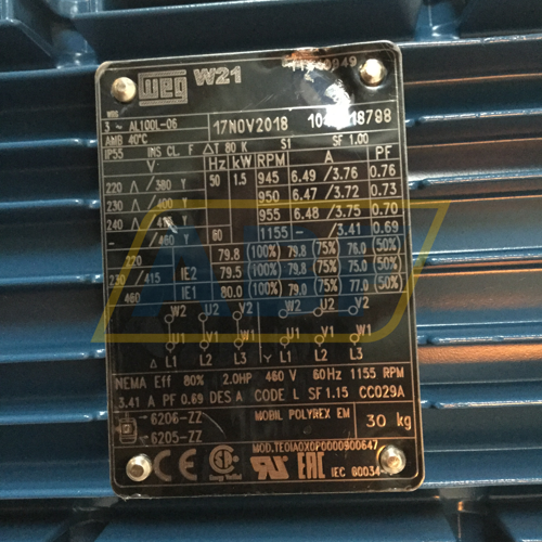 1.5K31AL2100L6B5 WEG