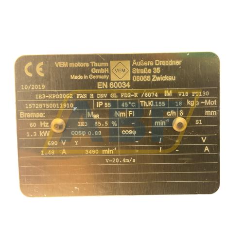 KPO80G2 FAN H DNV GL VEM